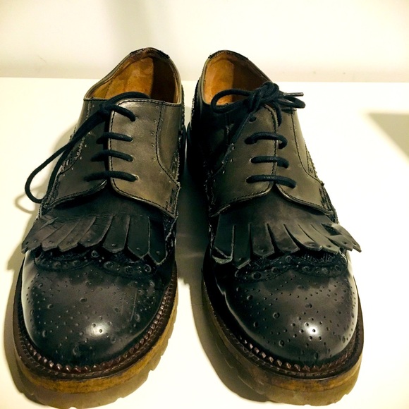 Italian Leather-Lace up-Oxford Shoes - Picture 2 of 4